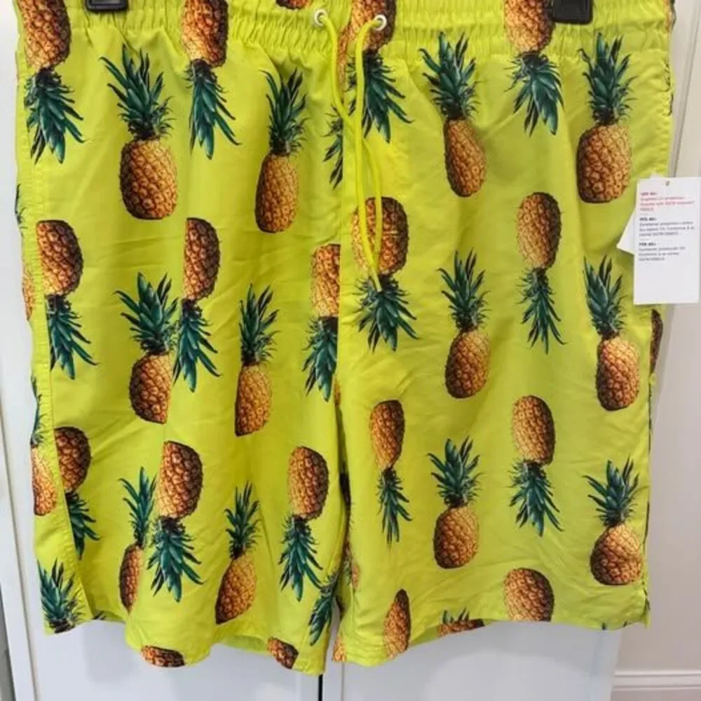 Old Navy Men’s Pineapple Swim Trunks New with Tags